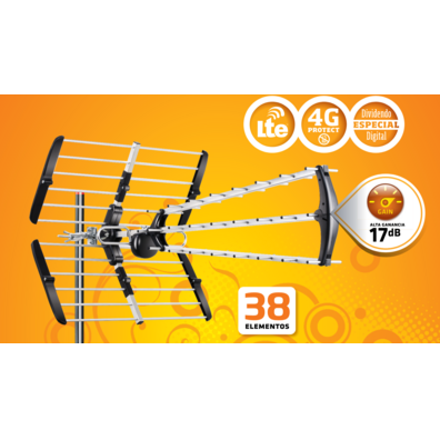 Antena exterior plegable LTE Anti 4G