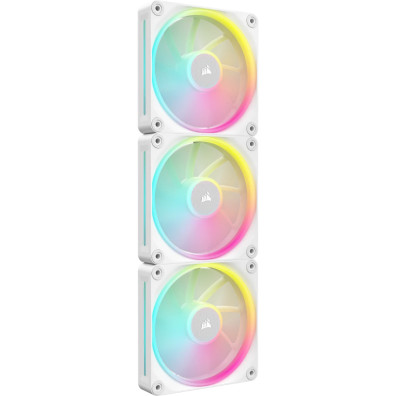 VENTILADOR AUXILIAR CORSAIR LX120 ICUE LINK RGB 120MM WHITE TRIPLE PACK
