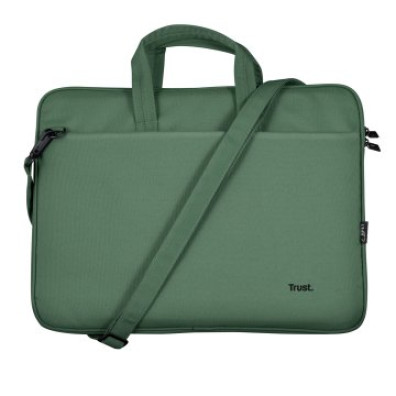 Maletín de portátil Trust Bologna Eco16" 16" - Compartimento Principal Acolchado - Color Verd