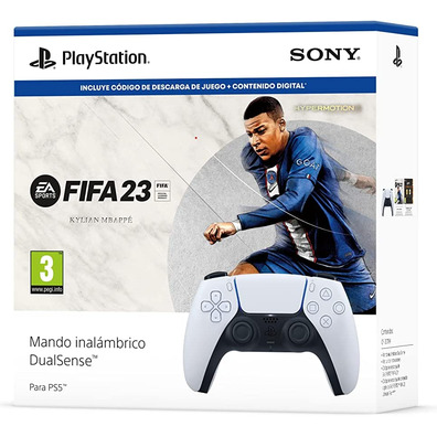Mando Dualsense Blanco + FIFA 23 + Contenido Digital