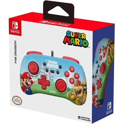 Mando Horipad Wired Mini Edición Super Mario Switch