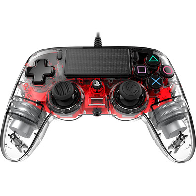 Mando Nacon Compact Wired Illuminated Red Oficial PS4