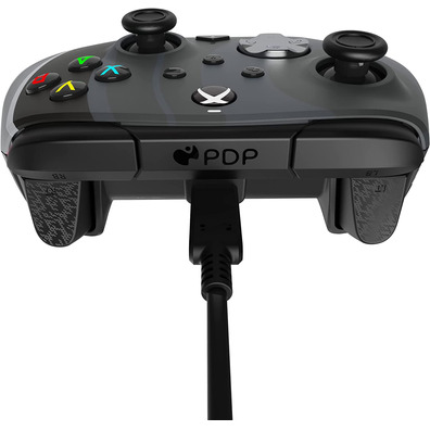 Mando PDP Rematch Wired Controller Radial Black + Game Pass 1 Mes