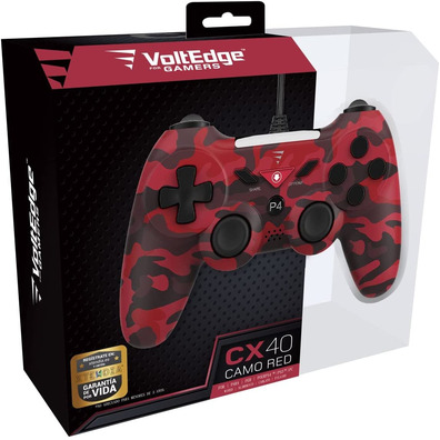 Mando Voltedge Wired Controller CX40 Camo Red (PS4/PS3/PC)