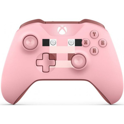 Mando XBOX ONE Minecraft Rosa  ed.limitada