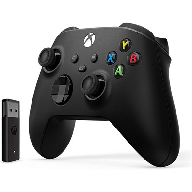 Mando Xbox Series Black + Adaptador Wireless PC