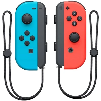 Joy-Con Set Izquierda/Derecha Azul Neón/Rojo Neón - Mandos compatibles con Nintendo Switch