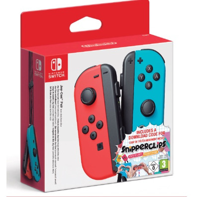 Mandos Joy-Con (Azul/Rojo) + Snipperclips