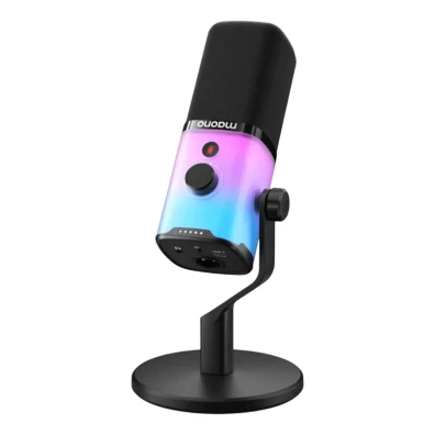 Maono PD100X Negro con RGB - Micrófono de Alta Calidad