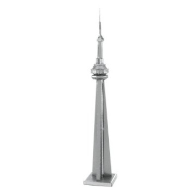 MAQUETA 3D CN Tower Toronto Metal Sin Pegamento Soldadura