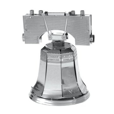 MAQUETA METAL 3D LIBERTY BELL PHILADELPHIA - MONTAJE SIN PEGAMENTO NI SOLDADURA