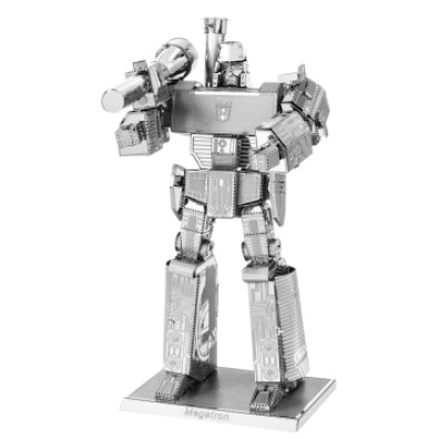 MAQUETA FASCINATIONS MEGATRON TRANSFORMERS 3D METAL MONTAJE SIN PEGAMENTO NI SOLDADURA