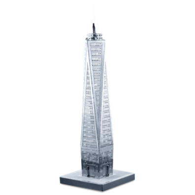 MAQUETA 3D METAL FASCINATIONS ONE WORLD TRADE CENTER - MONTAJE SIN PEGAMENTO NI SOLDADURA