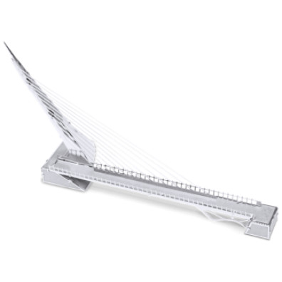 Maqueta 3D California Sundial Bridge - Metal, Montaje Sin Pegamento ni Soldadura
