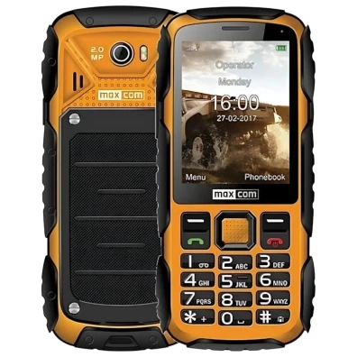 MaxCom MM920 Ruggerizado Amarillo Teléfono básico para personas mayores