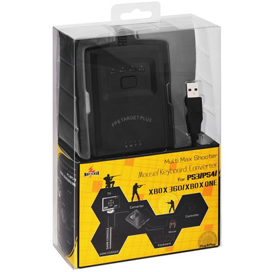 Adaptador MayFlash teclado y ratón para PS3/PS4/One/360