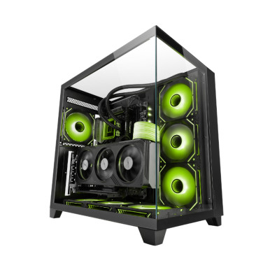 Caja Semitorre ATX Mars Gaming MC-3C Negro