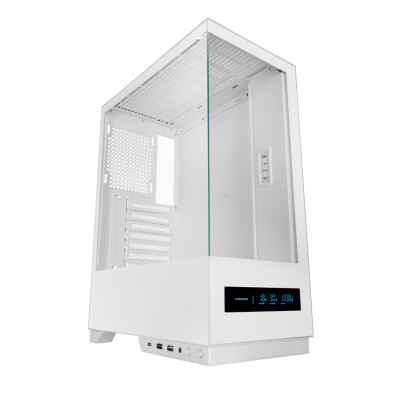 CAJA GAMING MARS ATX MCPULSARW BLANCO CUERPO CRISTAL TEMPLADO GPU 332mm LCD FRONTAL