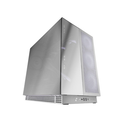 CAJA MARS GAMING MCNOVA3 E-ATX CRISTAL CROMADO 2x3.5 3x2.5” 1xUSB-C GPU MAX 425mm
