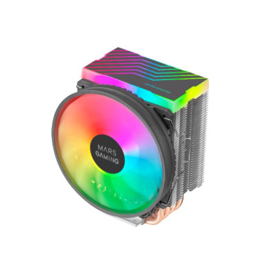 VENTILADOR MARS GAMING MCPU44 UNIVERSAL DUAL ARGB NEGRO