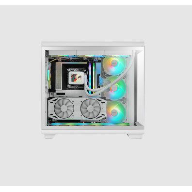 CAJA ATX SEMITORRE GAMING MARS GAMING MCREV CON CRISTAL TEMPLADO - GPU 420MM - 1X3.5 2X2.5