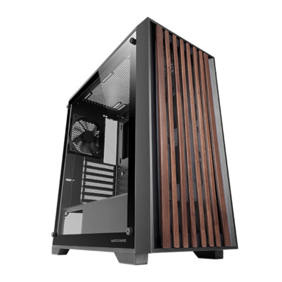 Torre ATX MARS GAMING MCWOODC de Madera y Cristal Templado - GPU 365mm