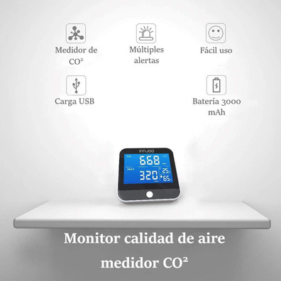Medidor de CO2 - Calidad del Aire Innjoo