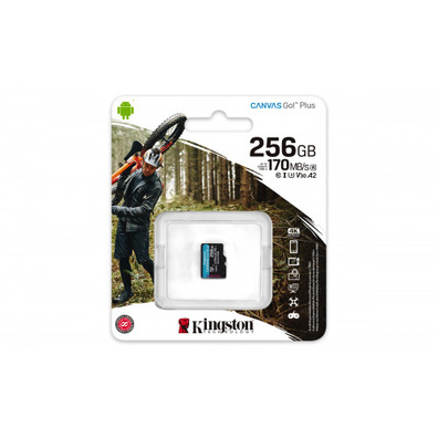 Memoria MicroSD Kingston 256 GB MicroSD Clase 10 UHS-I