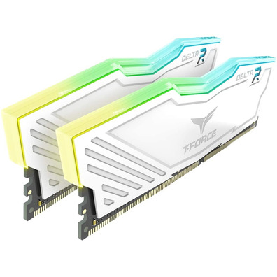 Memoria RAM 32 GB (2x16GB) PC3000 TeamGroup Delta RGB Blanco