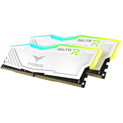 Memoria RAM 32 GB (2x16GB) PC3000 TeamGroup Delta RGB Blanco