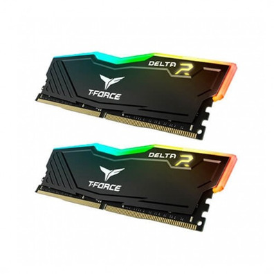 Memoria RAM 32 GB (2x16GB) PC3000 TeamGroup Delta RGB Negro