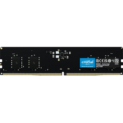 Memoria RAM Crucial 16GB DDR5 4800 MHz CT16G48C40U5