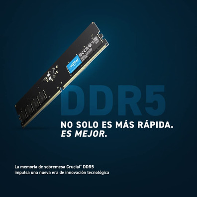 Memoria RAM Crucial 16GB DDR5 4800 MHz CT16G48C40U5