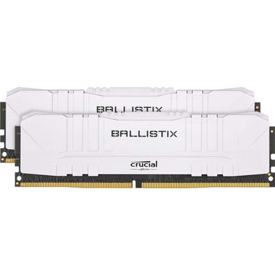 Memoria RAM Crucial Ballistix 16GB (2x8) DDR4 2666 MHz Blanco