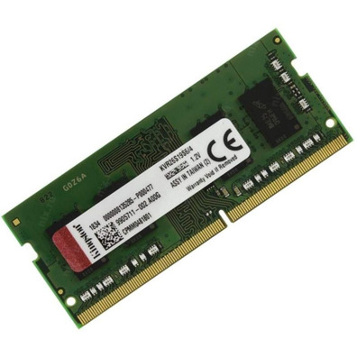 Memoria RAM Kingston KVR26S19S6/4 4GB DDR4 SODIMM