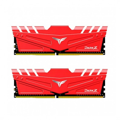 Memoria RAM Teamgroup Dark Z 16GB (2x8GB) DDR4 3000Mhz Rojo
