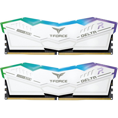 Memoria RAM TeamGroup Delta White RGB 32GB (2x16GB) DDR5 6400 MHz