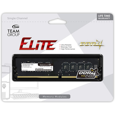 Memoria RAM Teamgroup Elite 8GB DDR4 2400 MHz