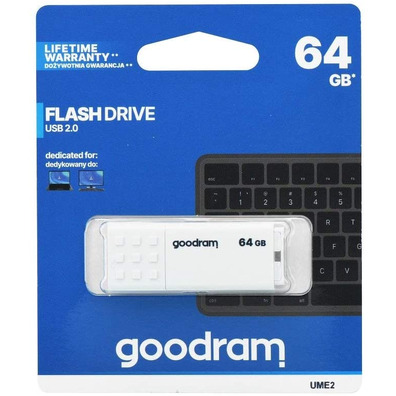 Memoria USB Goodram 64GB UME2 White USB 2.0