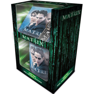 CAJA REGALO THE MATRIX (INCLUYE: MUG/COASTER & KEYCHAIN)