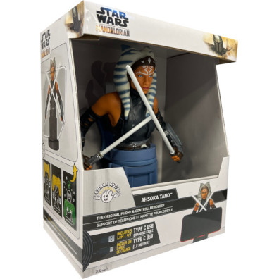 FIGURA CABLE GUYS STAR WARS THE MANDALORIAN AHSOKA TANO (2M CABLE USB)