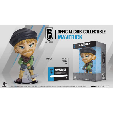 UBICOLLECTIBLES SIX COLLECTION (CHIBI S6) RAINBOW SIX: MAVERICK (10 CM)