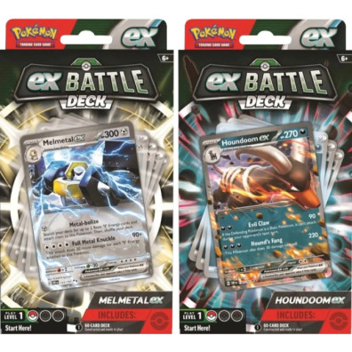POKEMON TRADING CARD EX BATTLE DECK MELMETAL / HOUNDOOM (ENG)
