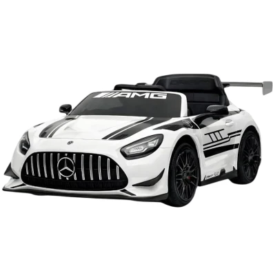 Coche eléctrico para niños Mercedes AMG GT3 Blanco