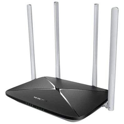 Router WiFi Mercusys AC12 DualBand AC1200 4 Puertos LAN 1 Puerto WAN 4 Antenas de 5dBi