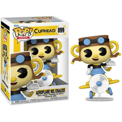 FUNKO POP! GAMES - CUPHEAD: AEROPLANE MS. CHALICE (899)