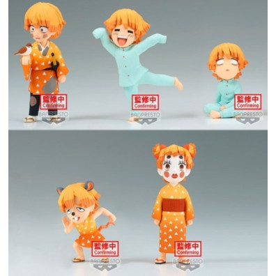 BANPRESTO DEMON SLAYER: KIMETSU NO YAIBA WORLD COLLECTABLE: ZENITSU AGATSUMA (12 UDS.) (7 CM)