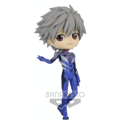 BANPRESTO Q POSKET EVANGELION: NEW THEATRICAL EDITION: KAWORU NAGISA PLUGSUIT STYLE (VER.B) (14 CM)