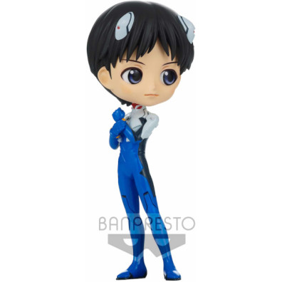 BANPRESTO Q POSKET EVANGELION: SHINJI IKARI PLUGSUIT STYLE- (VER.A) (14 CM)