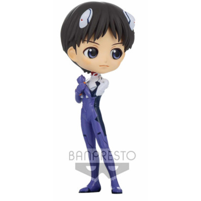 BANPRESTO Q POSKET EVANGELION: NEW THEATRICAL EDITION -SHINJI IKARI PLUGSUIT STYLE- (VER.B) (14 CM)